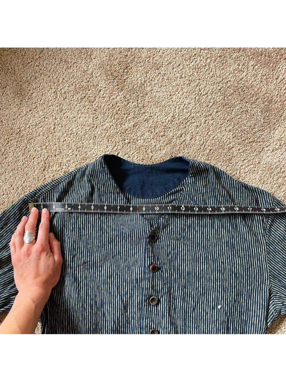 45R women’s striped blouse - Picture 7 of 11